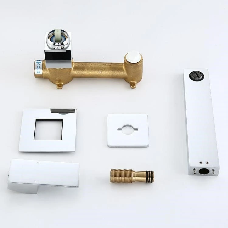 Chrome Square Wall Basin Mixer price